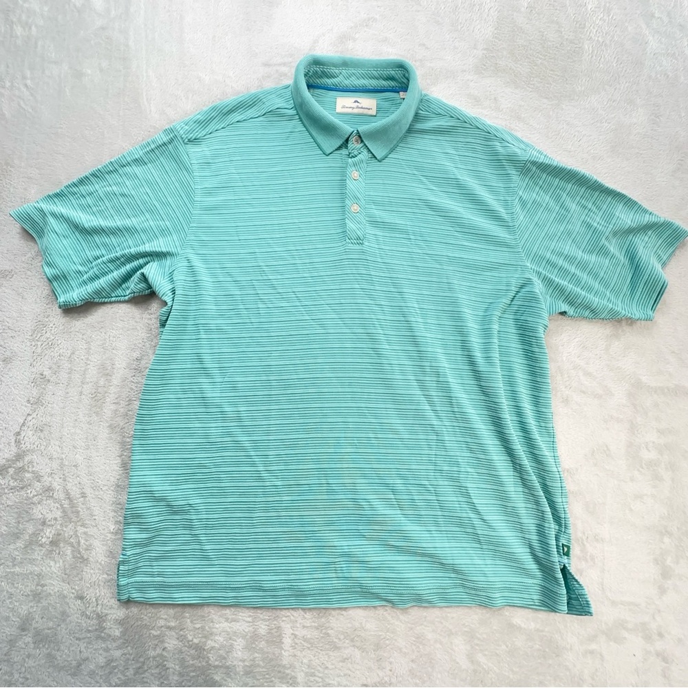 Tommy Bahama Men’s Teal Polo in Size XL